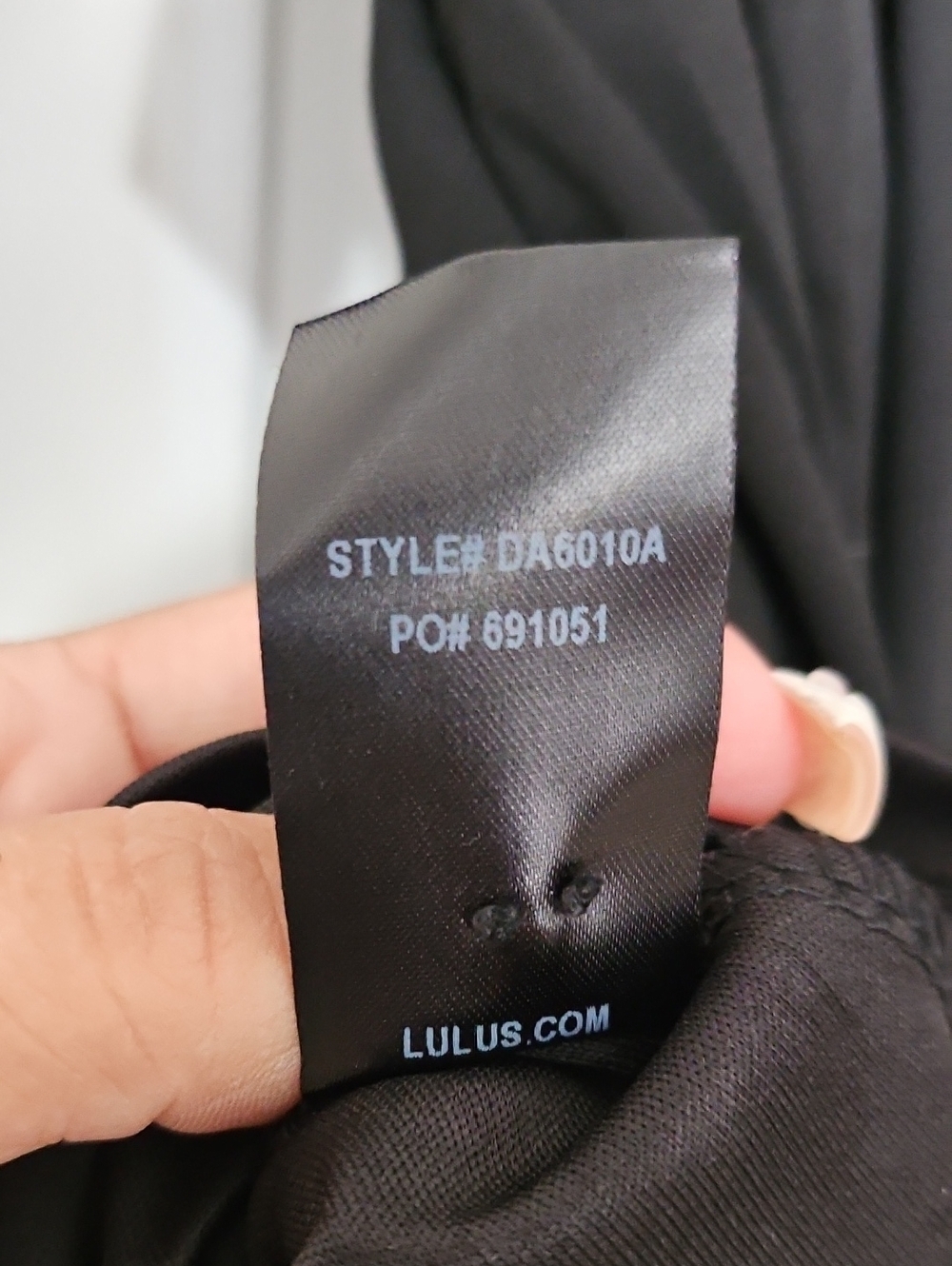 NWT Lulu's Black Long Sleeve Faux Wrap Maxi Dress Women's Size S Elegant Formal. - Picture 11 of 11